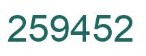 Número 259452 imagen verde