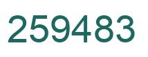 Número 259483 imagen verde