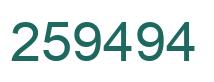 Número 259494 imagen verde