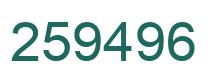 Número 259496 imagen verde