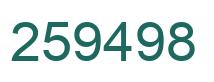 Número 259498 imagen verde