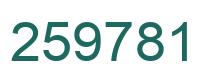 Número 259781 imagen verde