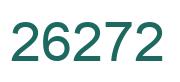 Zahl 26272 grün bild