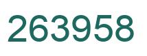 Número 263958 imagen verde