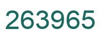 Número 263965 imagen verde