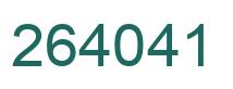 Número 264041 imagen verde