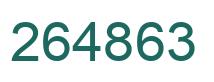 Número 264863 imagen verde
