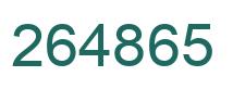 Número 264865 imagen verde