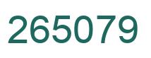 Número 265079 imagen verde