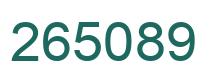 Número 265089 imagen verde