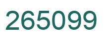 Número 265099 imagen verde