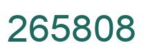 Número 265808 imagen verde
