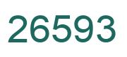 Número 26593 imagen verde