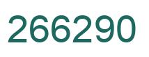 Número 266290 imagen verde