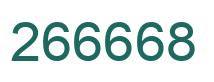 Número 266668 imagen verde