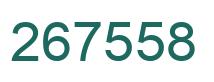Número 267558 imagen verde