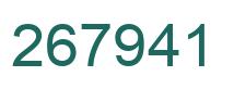 Número 267941 imagen verde