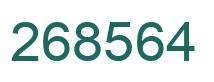 Número 268564 imagen verde
