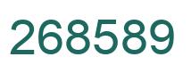 Número 268589 imagen verde