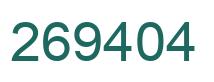 Número 269404 imagen verde