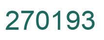 Número 270193 imagen verde