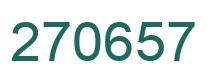 Número 270657 imagen verde
