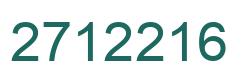 Número 2712216 imagen verde