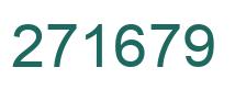Number 271679 green image