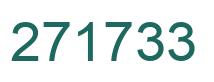 Number 271733 green image