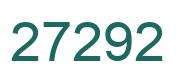 Zahl 27292 grün bild