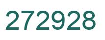 Number 272928 green image