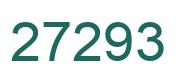 Number 27293 green image