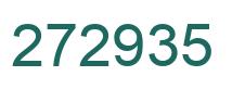 Number 272935 green image