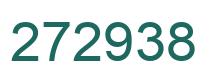 Number 272938 green image