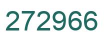 Number 272966 green image