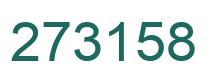 Number 273158 green image