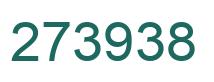 Number 273938 green image