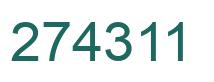 Número 274311 imagen verde