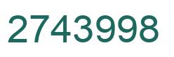 Número 2743998 imagen verde