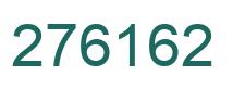 Número 276162 imagen verde