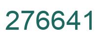 Número 276641 imagen verde