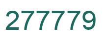 Número 277779 imagen verde