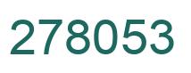 Número 278053 imagen verde