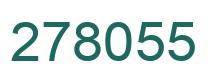 Number 278055 green image