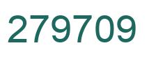 Número 279709 imagen verde