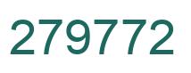 Number 279772 green image