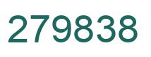 Number 279838 green image
