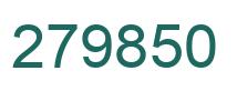Number 279850 green image