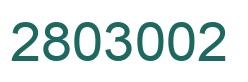 Number 2803002 green image