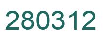 Número 280312 imagen verde